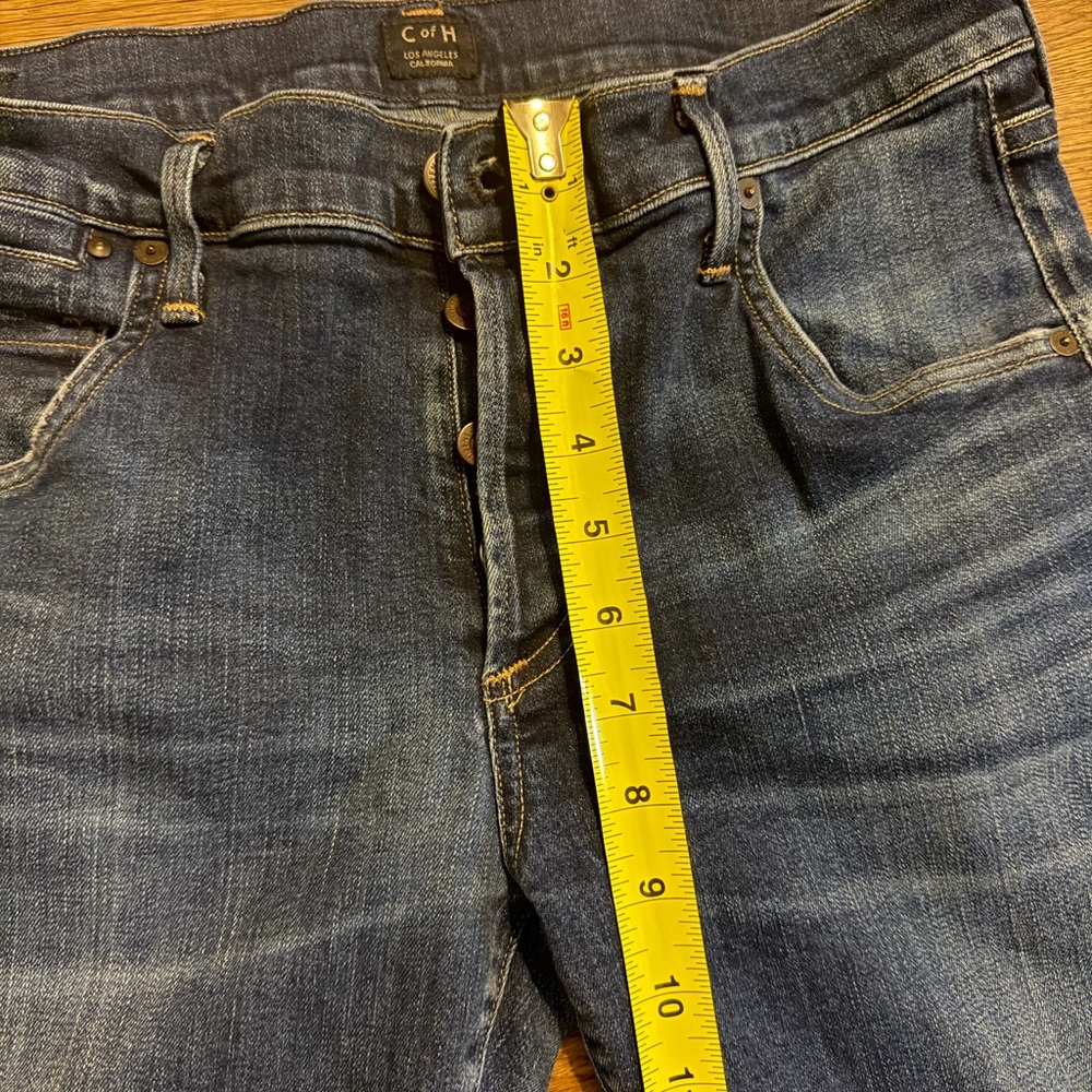 COH Emerson Slim Boyfriend 27" Button Fly Cropped Ankle Jeans Blue Ridge size 29 - Picture 9 of 14